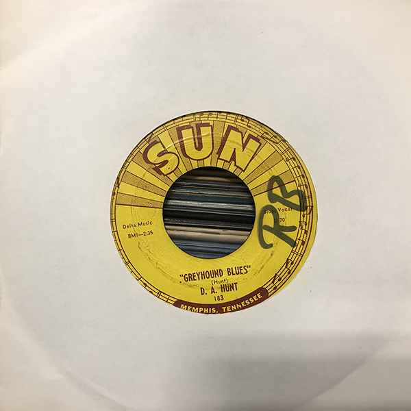 The DA Hunt rare 45 side 1
